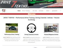 Tablet Screenshot of drive7tenths.com